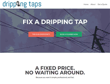 Tablet Screenshot of dripping-taps.com
